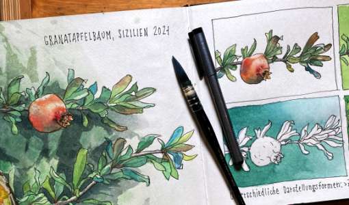 After Work: Botanische Aquarelle – das Dickicht entwirren
