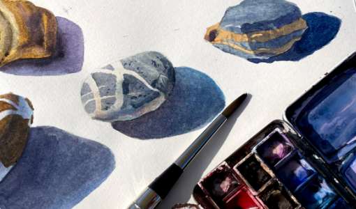 After Work: Steine, Muscheln, Strandgut